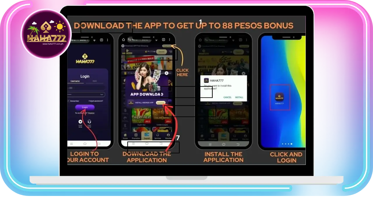 Haha777 App Download Instructions